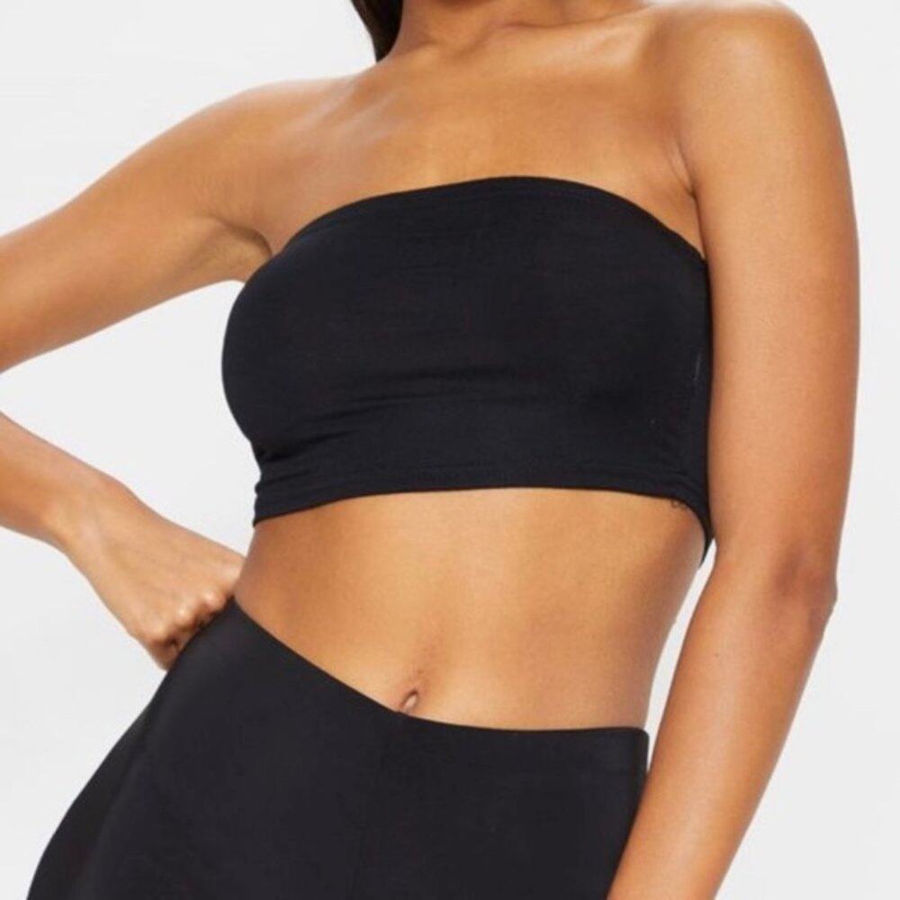 Basic Black Bandeau top - Removable Pads
